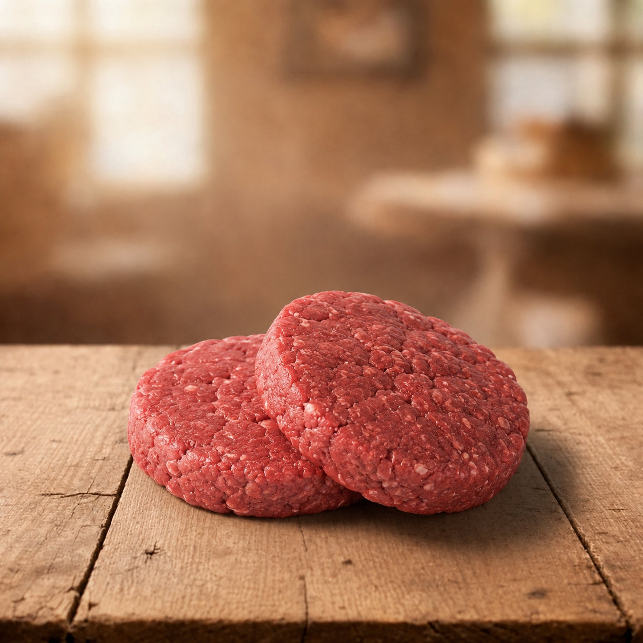Huisgemaakte hamburgers (2 stuks) vers product uit Twente - Van Twentse Bodem