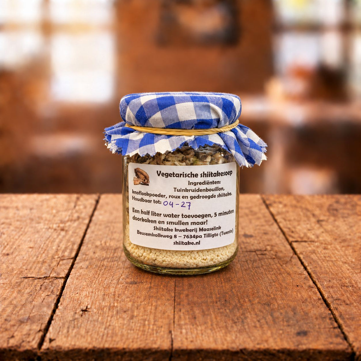 Vegetarische shiitakesoep - 250 gram