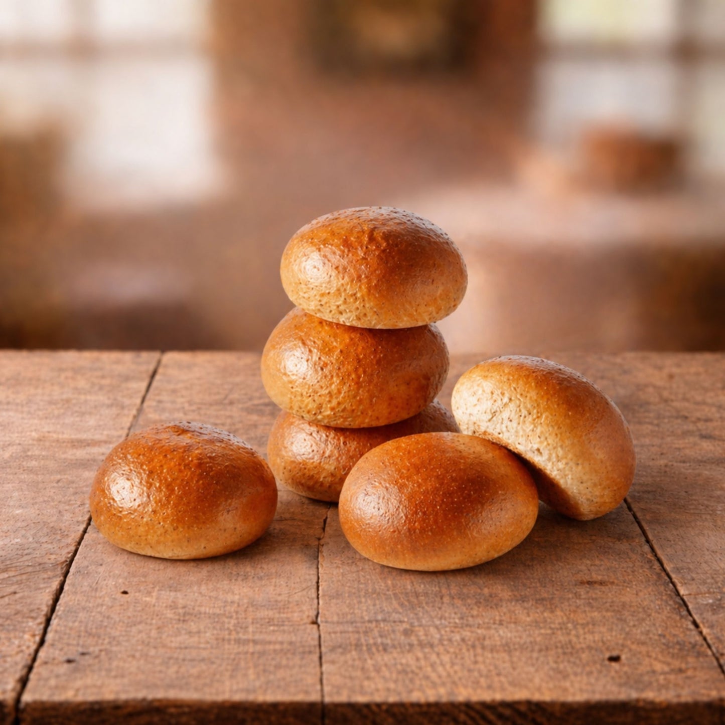 Tarwe broodjes (6 stuks) vers product uit Twente - Van Twentse Bodem