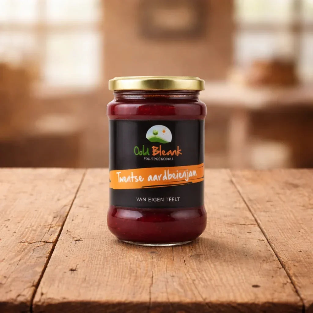Twentse aardbeienjam vers product uit Twente - Van Twentse Bodem
