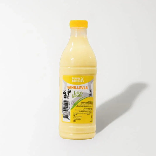 1 liter Vanille vla vers product uit Twente - Van Twentse Bodem