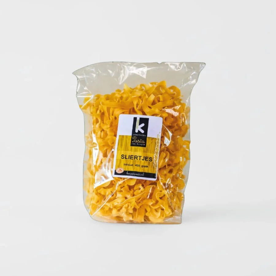 250 of 400 gram Tagliatelle 400 gram vers product uit Twente - Van Twentse Bodem