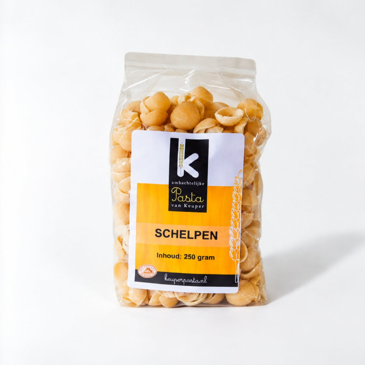 Schelpen pasta - 250 gram vers product uit Twente - Van Twentse Bodem
