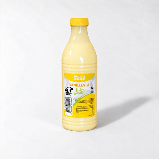 Vanille vla - 1 liter vers product uit Twente - Van Twentse Bodem