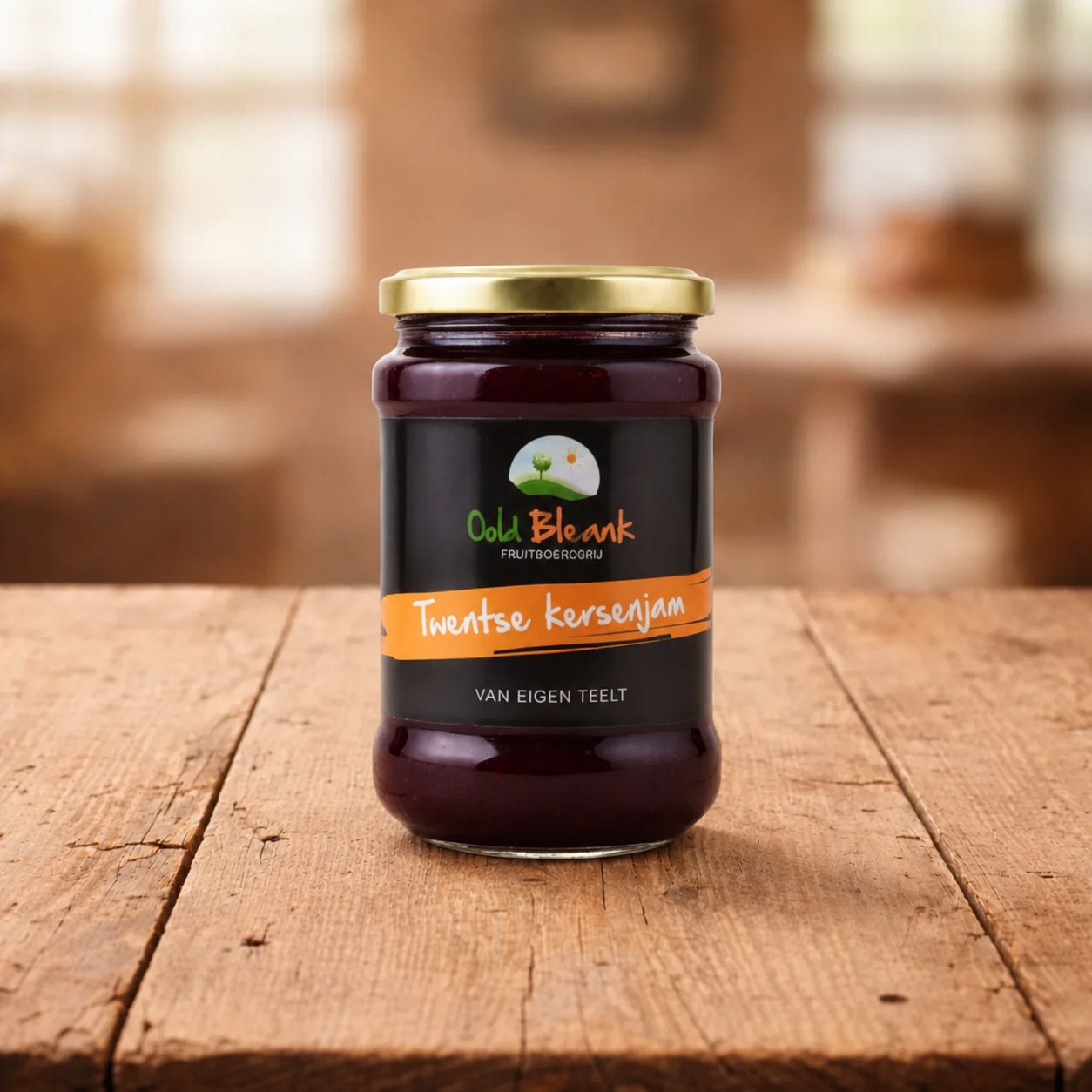 Twentse kersenjam - 400 gram vers product uit Twente - Van Twentse Bodem