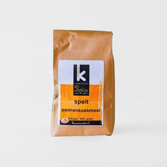 450 gram Spelt pannenkoekmeel vers product uit Twente - Van Twentse Bodem