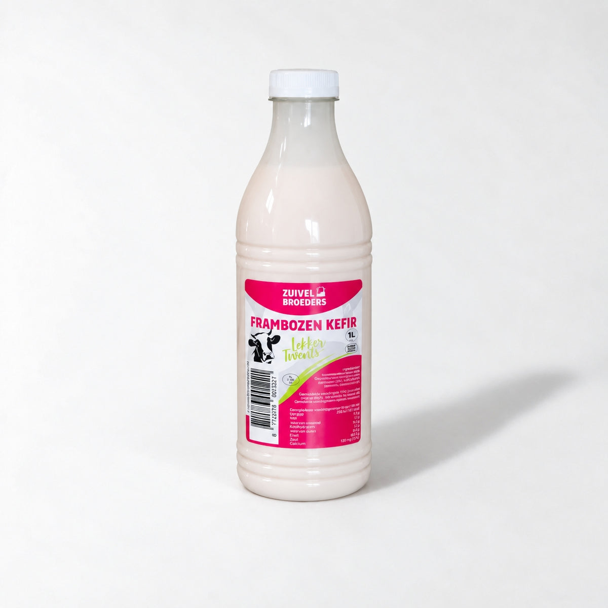 Frambozen kefir - 1 liter vers product uit Twente - Van Twentse Bodem