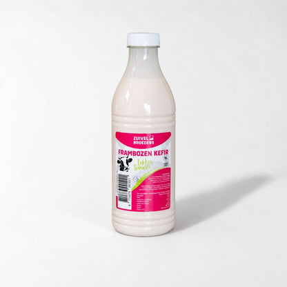 Frambozen kefir - 1 liter vers product uit Twente - Van Twentse Bodem