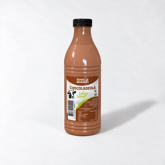 Chocolade vla - 1 liter vers product uit Twente - Van Twentse Bodem