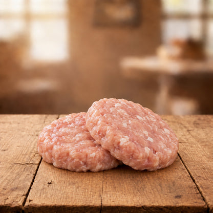 Scharrelkip burgers - 2 stuks van 110 gram vers product uit Twente - Van Twentse Bodem