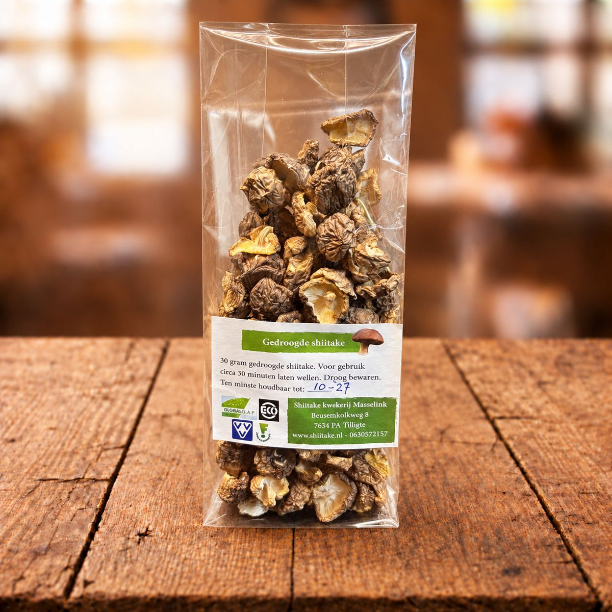 Gedroogde shiitake - 30 gram