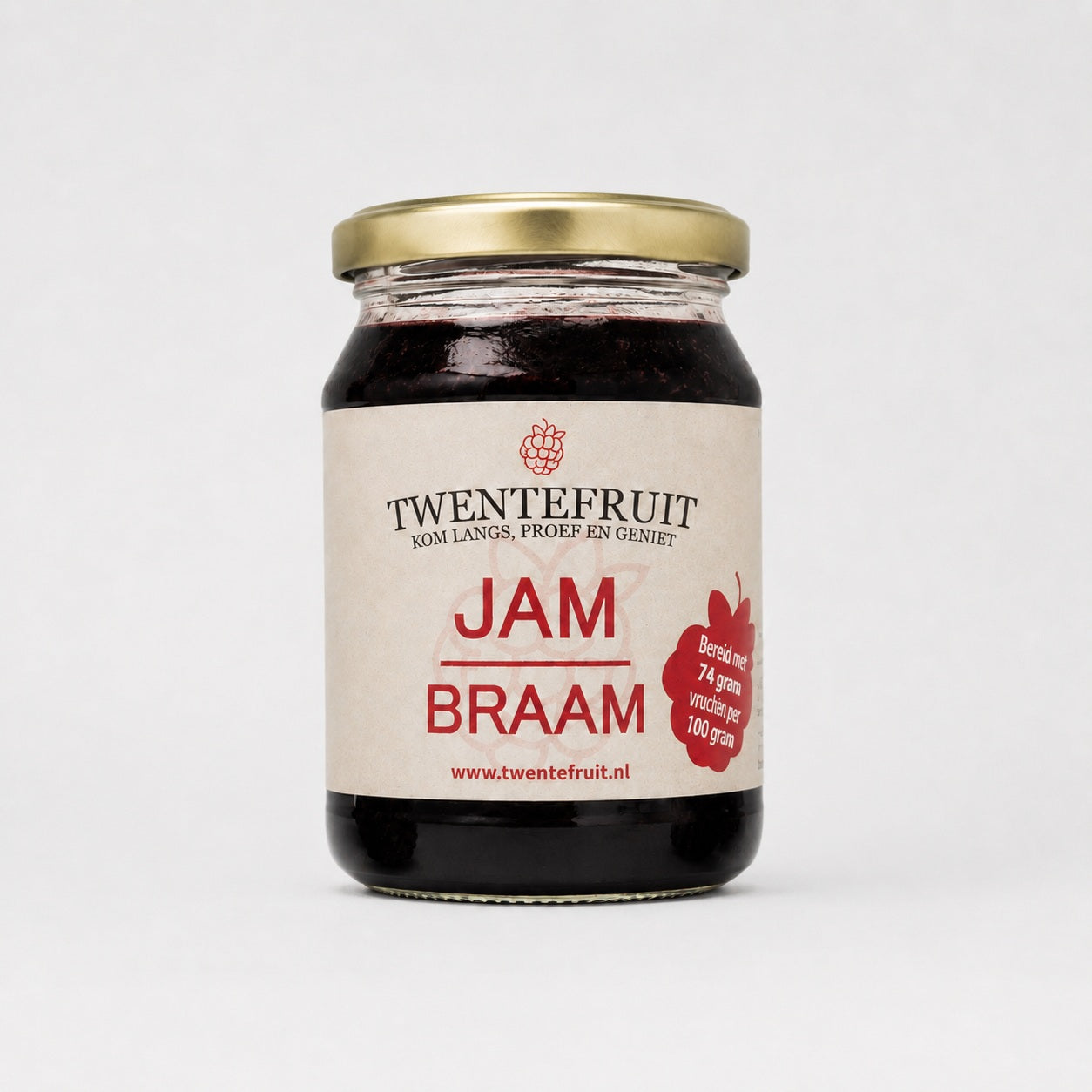 Bramenjam - 300 gram vers product uit Twente - Van Twentse Bodem