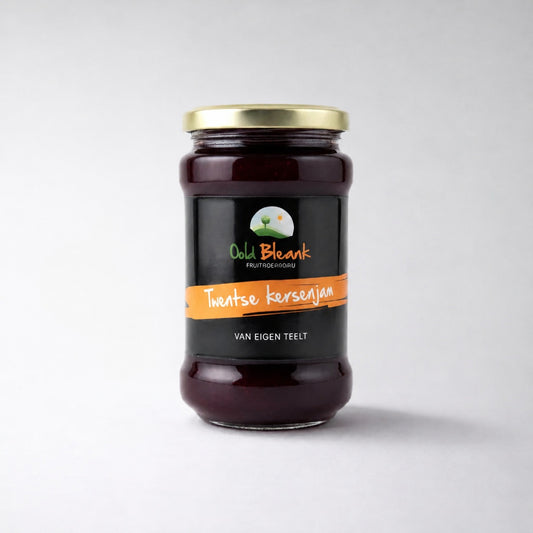Twentse kersenjam - 400 gram vers product uit Twente - Van Twentse Bodem