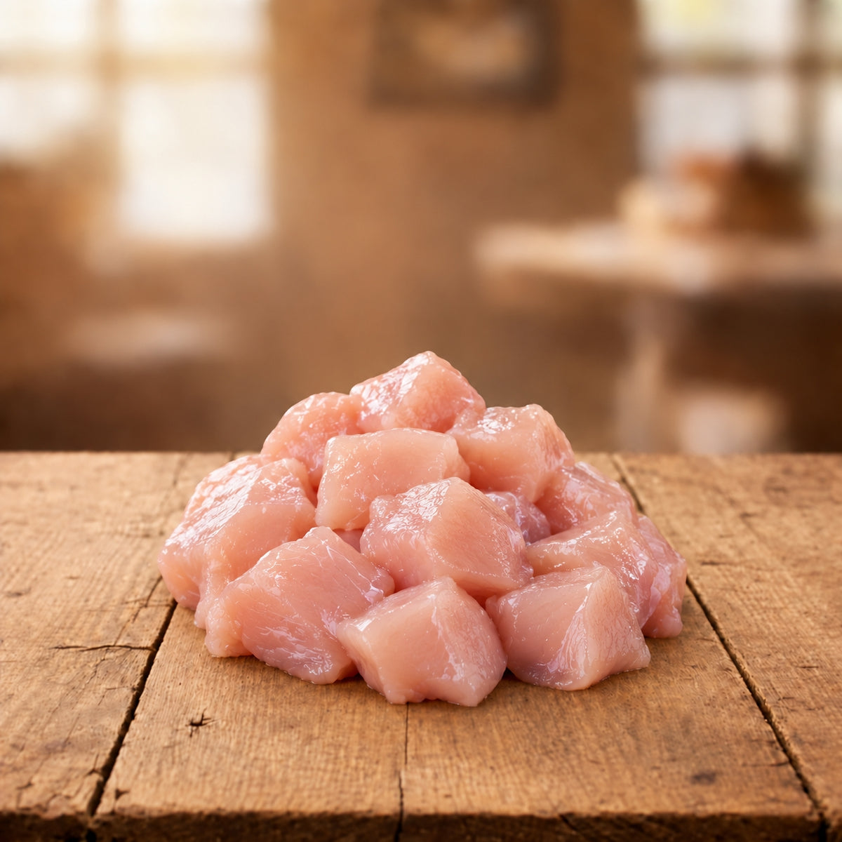 Scharrelkip filetblokjes - 300 gram vers product uit Twente - Van Twentse Bodem