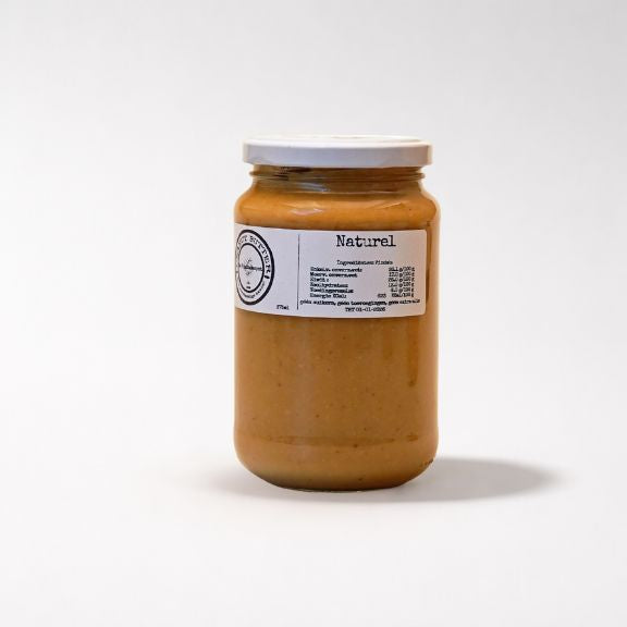 375 ml Ambachtelijke pindakaas Naturel vers product uit Twente - Van Twentse Bodem