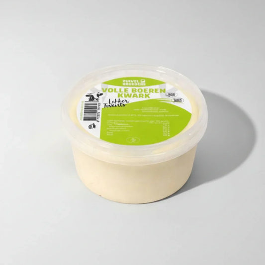 500 gram Volle boerenkwark vers product uit Twente - Van Twentse Bodem