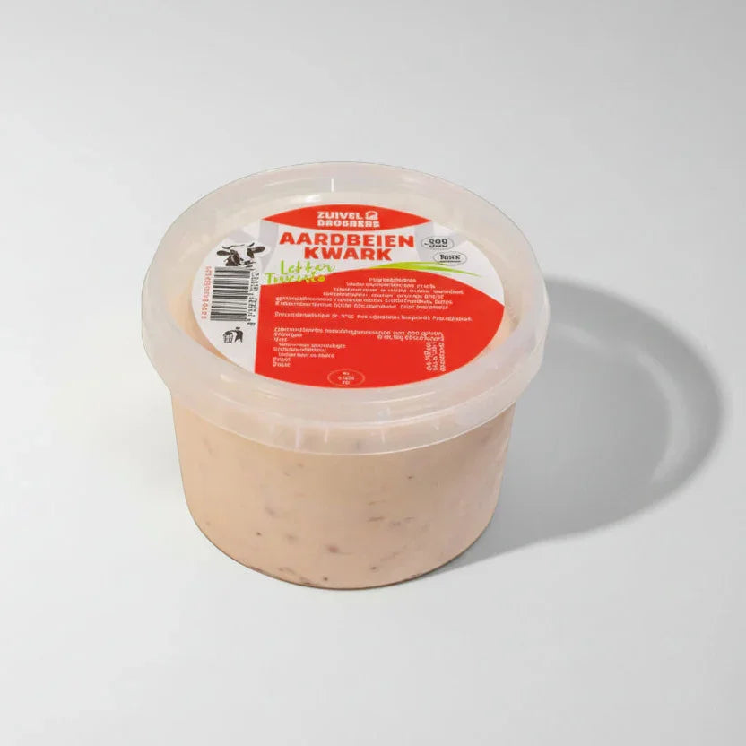 500 gram Aardbeienkwark vers product uit Twente - Van Twentse Bodem
