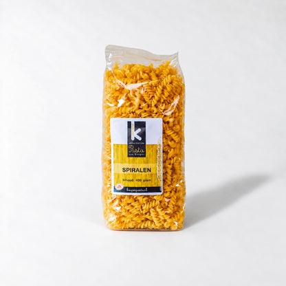 Spiralen pasta - 250 of 400 gram 400 gram vers product uit Twente - Van Twentse Bodem