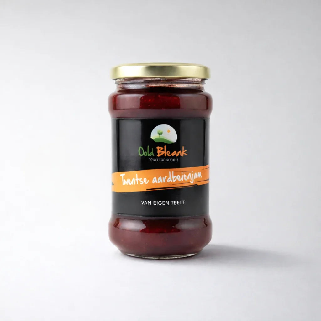 Twentse aardbeienjam vers product uit Twente - Van Twentse Bodem